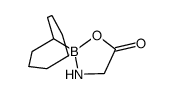 (1R,5S)-94-boraspiro[bicyclo[3.3.1]nonane-9,2'-[1,3,2]oxazaborolidin]-5'-one结构式