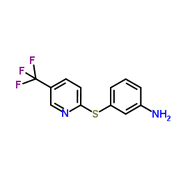 3-{[5-(Trifluoromethyl)-2-pyridinyl]sulfanyl}aniline结构式