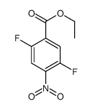 ethyl 2,5-difluoro-4-nitrobenzoate structure