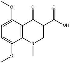 5,8-dimethoxy-1-methyl-4-oxo-1,4-dihydroquinoline-3-carboxylic acid Structure