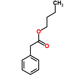 Butyl phenylacetate Structure