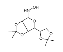 N-Hydroxy-2,3:5,6-bis-O-(1-methylethylidene)-alpha-L-glucofuranosylamine结构式