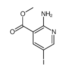 2-Amino-5-iodo-nicotinic acid Methyl ester structure