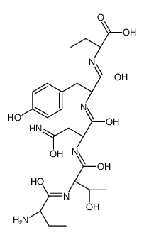 (2S)-2-[[(2S)-2-[[(2S)-4-amino-2-[[(2S,3R)-2-[[(2S)-2-aminobutanoyl]amino]-3-hydroxybutanoyl]amino]-4-oxobutanoyl]amino]-3-(4-hydroxyphenyl)propanoyl]amino]butanoic acid Structure