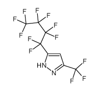 3-(1,1,2,2,3,3,4,4,4-nonafluorobutyl)-5-(trifluoromethyl)-1H-pyrazole Structure