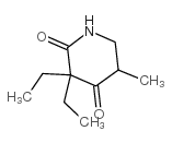 3,3-diethyl-5-methylpiperidine-2,4-dione structure