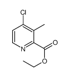 ETHYL 4-CHLORO-3-METHYLPICOLINATE Structure