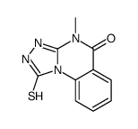 1-MERCAPTO-4-METHYL[1,2,4]TRIAZOLO[4,3-A]QUINAZOLIN-5(4H)-ONE structure