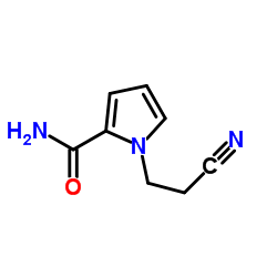 1H-Pyrrole-2-carboxamide,1-(2-cyanoethyl)-(9CI) structure