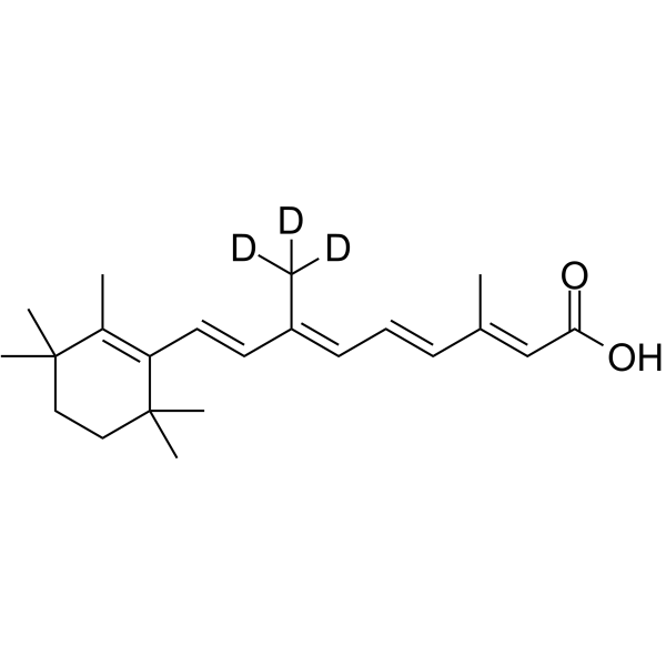 4,4-Dimethyl Retinoic acid-d3 Structure