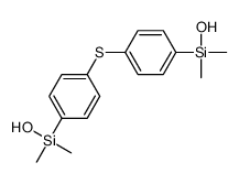 hydroxy-[4-[4-[hydroxy(dimethyl)silyl]phenyl]sulfanylphenyl]-dimethylsilane Structure