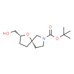 Racemic-(2R,5S)-Tert-Butyl 2-(Hydroxymethyl)-1-Oxa-7-Azaspiro[4.4]Nonane-7-Carboxylate structure