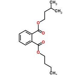 Butyl 3-methylbutyl phthalate结构式