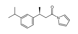 3-(3-isopropylphenyl)-1-(1H-pyrrol-1-yl)butan-1-one结构式