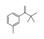 Benzene, 1-(2,2-dimethyl-1-methylenepropyl)-3-methyl- structure