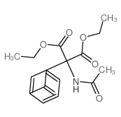 Propanedioic acid,2-(acetylamino)-2-(2-oxo-2-phenylethyl)-, 1,3-diethyl ester结构式