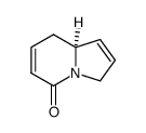 5(3H)-Indolizinone,8,8a-dihydro-,(8aS)-(9CI) Structure