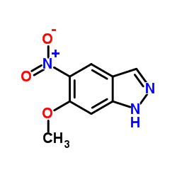 6-Methoxy-5-nitro-1H-indazole structure