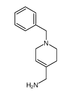 (1-Benzyl-1,2,3,6-tetrahydropyridin-4-yl)methanamine structure