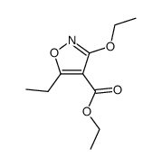 4-Isoxazolecarboxylicacid,3-ethoxy-5-ethyl-,ethylester(9CI)结构式