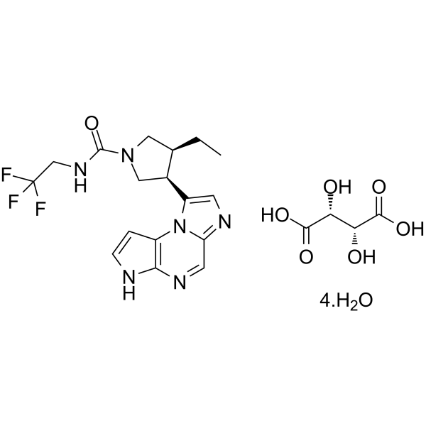 Upadacitinib tartrate Structure