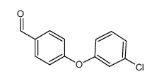 4-(3-氯苯氧基)苯甲醛结构式