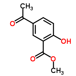 Methyl 5-acetyl-2-hydroxybenzoate Structure