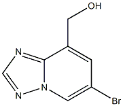 (6-Bromo-[1,2,4]triazolo[1,5-a]pyridin-8-yl)-methanol结构式