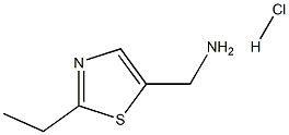 (2-ethylthiazol-5-yl)methanamine hydrochloride结构式