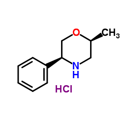 (2S,5S)-2-甲基-5-苯基吗啉盐酸盐结构式