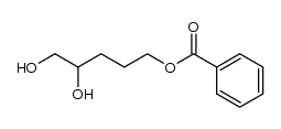 4,5-dihydroxypentyl benzoate结构式