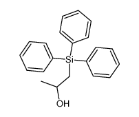 1-triphenylsilanyl-propan-2-ol结构式