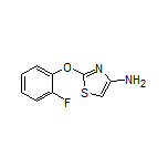 4-Amino-2-(2-fluorophenoxy)thiazole Structure