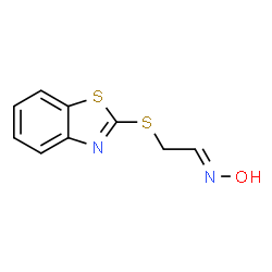 Acetaldehyde, (2-benzothiazolylthio)-, oxime (9CI) picture