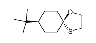 1-oxa-4-thia-8-t-butylspiro[4.5]decane Structure