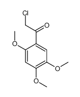 2-CHLORO-1-(2,4,5-TRIMETHOXY-PHENYL)-ETHANONE Structure