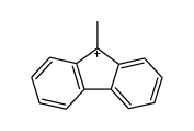 9-methyl-9-fluorenyl carbocation Structure