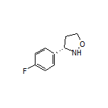 (S)-3-(4-氟苯基)异噁唑烷结构式