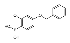 4-Benzyloxy-2-Methoxyphenylboronic acid结构式