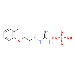 2-(2-(2,6-DIMETHYLPHENOXY)ETHYL)HYDRAZINECARBOXIMIDAMIDE SULFATE结构式