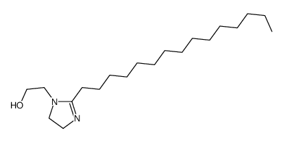 4,5-dihydro-2-pentadecyl-1H-imidazole-1-ethanol结构式