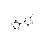 2-(1,3-Dimethyl-1H-pyrazol-5-yl)-1,3,4-oxadiazole Structure