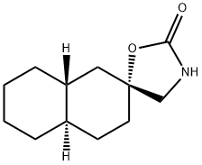 Spiro[naphthalene-2(1H),5-oxazolidin]-2-one, octahydro-, cis,trans- (8CI) picture