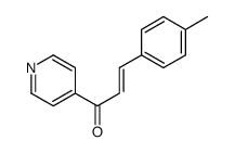 3-(4-methylphenyl)-1-pyridin-4-ylprop-2-en-1-one结构式