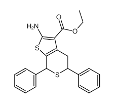 2-AMINO-5,7-DIPHENYL-4,7-DIHYDRO-5H-THIENO[2,3-C]THIOPYRAN-3-CARBOXYLIC ACID EHYL ESTER picture