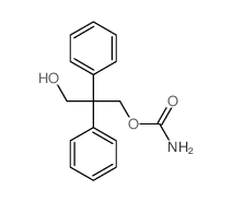 1,3-Propanediol,2,2-diphenyl-, monocarbamate (8CI) Structure