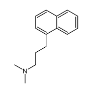 N,N-dimethyl-3-naphthalen-1-ylpropan-1-amine结构式