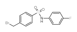 {[4-(BROMOMETHYL)PHENYL]SULFONYL}(4-FLUOROPHENYL)AMINE picture