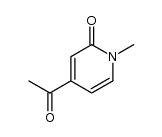 2(1H)-Pyridinone, 4-acetyl-1-methyl- (9CI)结构式