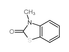 3-METHYL-2(3H)-BENZOTHIAZOLONE Structure